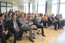 A posse do Reitor teve a presença de diversas autoridades do Estado do Ceará (Foto: Mariana Leal/MEC) Imagem: Auditório lotado durante cerimônia de posse